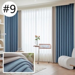 Rideau Moderne Sur Mesure En Chenille Occultant Pour Salon Et Chambre À Coucher
