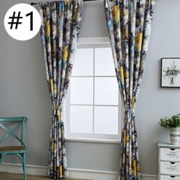 Rideau Occultant De Style Américain, Rideau Sur Mesure, Rideaux Occultants Avec Motif Floral