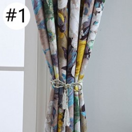 Rideau Occultant De Style Américain, Rideau Sur Mesure, Rideaux Occultants Avec Motif Floral