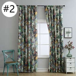 Rideau Occultant De Style Américain, Rideau Sur Mesure, Rideaux Occultants Avec Motif Floral