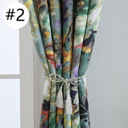 Rideau Occultant De Style Américain, Rideau Sur Mesure, Rideaux Occultants Avec Motif Floral