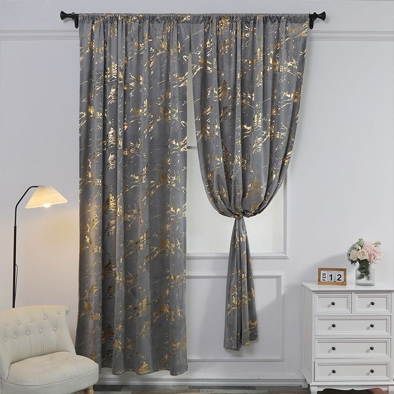 Rideaux Occultants Simples En Flanelle Bronzante, Sur Mesure, Pour Chambre À Coucher Ou Salon