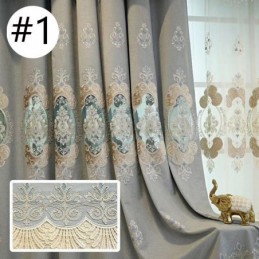 Rideau Moderne Sur Mesure, Style Européen Brodé