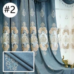 Rideau Moderne Sur Mesure, Style Européen Brodé