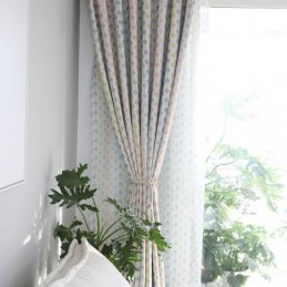 Rideau Simple Et Moderne, Fabriqué Sur Mesure, Avec Des Cordes De Perles Uniques, Tissu Occultant Pour Chambre D'Enfant