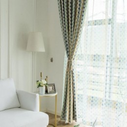 Rideau Simple Et Moderne, Fabriqué Sur Mesure, Avec Des Cordes De Perles Uniques, Tissu Occultant Pour Chambre D'Enfant