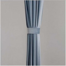 Rideau Occultant Gris Clair Bleu Sur Mesure, Tissu Minimaliste En Flanelle De Couleur Unie Pour Chambre À Coucher, Salon