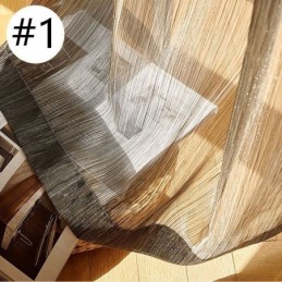 Magnifique Rideau En Voile Sur Mesure, Couleur Unie, En Tulle, Pour Salon Et Chambre À Coucher