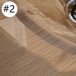 Magnifique Rideau En Voile Sur Mesure, Couleur Unie, En Tulle, Pour Salon Et Chambre À Coucher