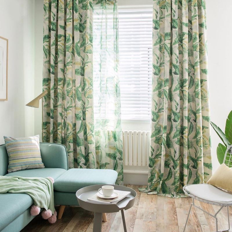 Rideau Rural Américain Sur Mesure, Tissu De Protection Écologique Imprimé Pour Chambre À Coucher