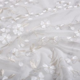 Rideau Décoratif Transparent Sur Mesure, Rideau En Tulle Brodé De Plantes, Pour Salon, Chambre À Coucher