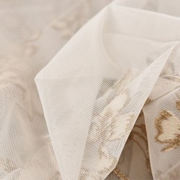 Rideau Décoratif Transparent Sur Mesure, Rideau En Tulle Brodé De Plantes, Pour Salon, Chambre À Coucher