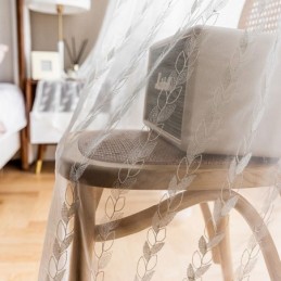 Rideaux Transparents Brodés Européens En Voile Pour Salon Et Chambre À Coucher