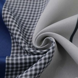 Rideau Occultant Nordique Sur Mesure À Rayures Imprimées Pour Chambre À Coucher