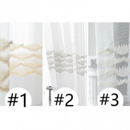Rideau Transparent Respirant Sur Mesure, Voile Décoratif Européen En Tulle Pour Salon