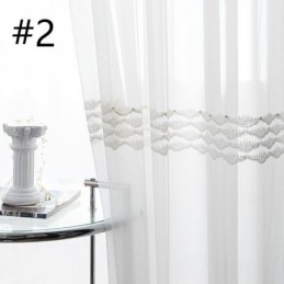 Rideau Transparent Respirant Sur Mesure, Voile Décoratif Européen En Tulle Pour Salon