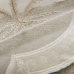 Rideau Transparent Décoratif Sur Mesure, Broderie Végétale, Rideaux De Fenêtre, Salon, Chambre À Coucher