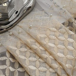 Rideaux En Voile Brodé Style Nordique Transparent Pour Salon Et Chambre À Coucher