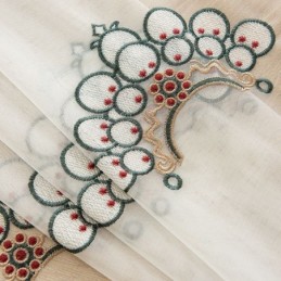 Rideaux En Tulle Transparent Brodé, Élégants Et Décoratifs Pour Le Salon