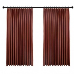 Rideau Occultant Minimaliste En Flanelle Rouge, Sur Mesure, Tissu De Couleur Unie, Pour Salon Et Chambre À Coucher