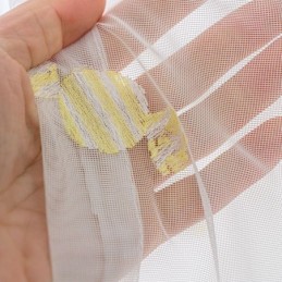 Rideau Décoratif Transparent Sur Mesure, Rideaux En Tulle Brodé Candy Pour Chambre À Coucher