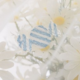 Rideau Décoratif Transparent Sur Mesure, Rideaux En Tulle Brodé Candy Pour Chambre À Coucher