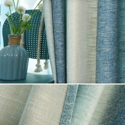 Rideau Semi-Occultant Sur Mesure À Rayures Colorées, Imprimé, Pour Chambre À Coucher, Salon