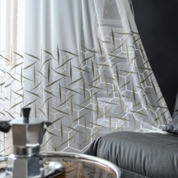 Rideau Transparent Brodé Européen Sur Mesure En Tulle, Rideaux En Voile De Luxe Pour Salon