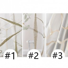 Rideau Transparent Brodé Européen Sur Mesure En Tulle, Rideaux En Voile De Luxe Pour Salon