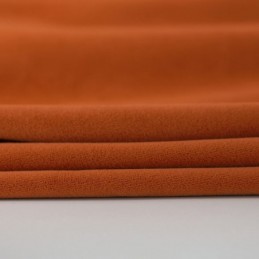 Rideau Occultant En Flanelle De Couleur Orange, Rideau Sur Mesure, Tissu Uni Minimaliste, Pour Salon Et Chambre À Coucher