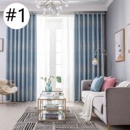 Rideau Occultant Moderne Sur Mesure En Jacquard Pour Salon Et Chambre À Coucher
