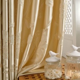 Rideau Occultant De Luxe Européen Sur Mesure, Motif Pivoine, Pour Chambre À Coucher