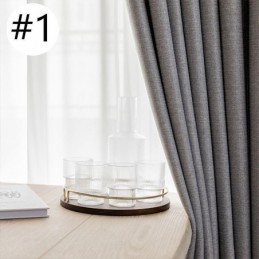 Rideau Occultant De Couleur Unie, Sur Mesure, Moderne, Pour Chambre À Coucher, Salon