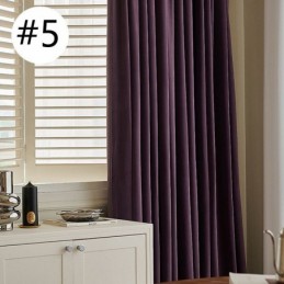 Rideau En Velours Simple, Sur Mesure, Couleur Unie, Pour Salon Et Chambre À Coucher
