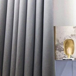 Rideaux Occultants Jacquard À Bandes Verticales Pour Salon