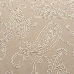 Rideau Semi-Occultant Vintage Sur Mesure, Broderie De Luxe Pour Salon