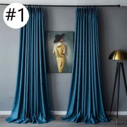 Rideaux De Fenêtre Modernes Occultants Pour Salon Et Chambre À Coucher