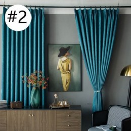 Rideaux De Fenêtre Modernes Occultants Pour Salon Et Chambre À Coucher