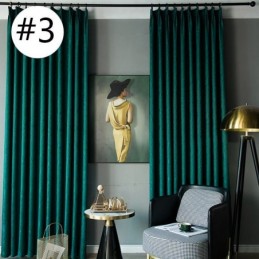 Rideaux De Fenêtre Modernes Occultants Pour Salon Et Chambre À Coucher