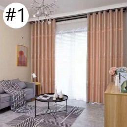 Rideau Occultant De Luxe Moderne Sur Mesure, Motif Vagues, Pour Salon