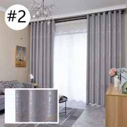Rideau Occultant De Luxe Moderne Sur Mesure, Motif Vagues, Pour Salon