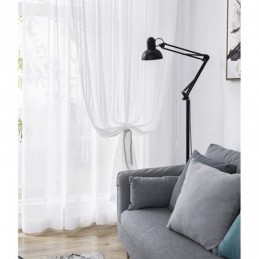 Rideau Transparent À Motif De Petites Feuilles, Panneau De Rideau Sur Mesure, Style Européen, Voile En Dentelle, Baie Vitrée, Chambre À Coucher