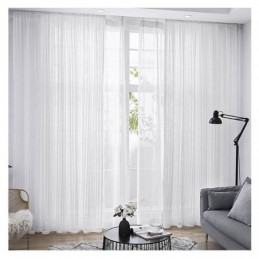 Rideau Transparent À Motif De Petites Feuilles, Panneau De Rideau Sur Mesure, Style Européen, Voile En Dentelle, Baie Vitrée, Chambre À Coucher