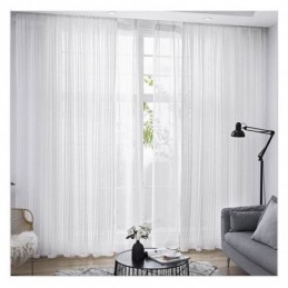Rideau Transparent À Motif De Petites Feuilles, Panneau De Rideau Sur Mesure, Style Européen, Voile En Dentelle, Baie Vitrée, Chambre À Coucher