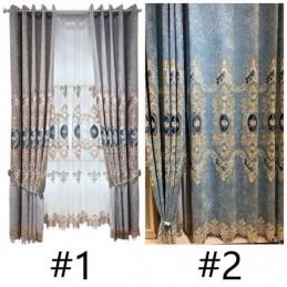 Rideau De Luxe Sur Mesure, Style Européen Brodé