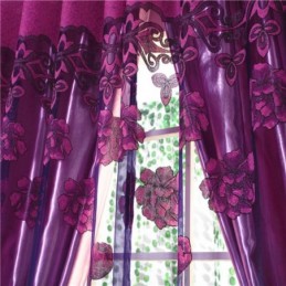 Rideau Transparent Respirant Sur Mesure, Traitement De Fenêtre En Jacquard