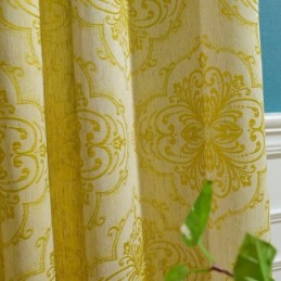 Rideau Occultant Simple Et Puissant, Sur Mesure, Motif Floral Et Étamine, En Jacquard, Pour Chambre À Coucher