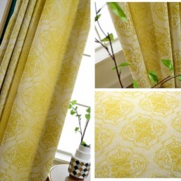 Rideau Occultant Simple Et Puissant, Sur Mesure, Motif Floral Et Étamine, En Jacquard, Pour Chambre À Coucher