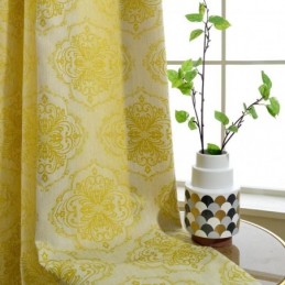 Rideau Occultant Simple Et Puissant, Sur Mesure, Motif Floral Et Étamine, En Jacquard, Pour Chambre À Coucher