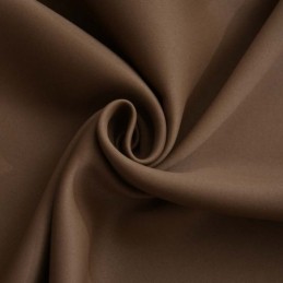 Rideau Solide Café Foncé Sur Mesure, Rideau Moderne Imitation Soie, Tissu Occultant Pour Salon Et Chambre À Coucher